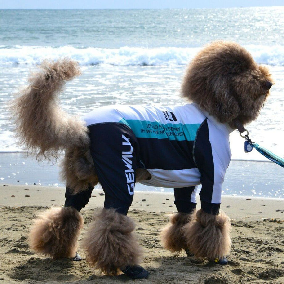 【GEWALK ジウォーク】【2025年モデル】トリコロール カラー プリント プロテクト ストレッチ ロンパース 4XLサイズ 取り寄せ品