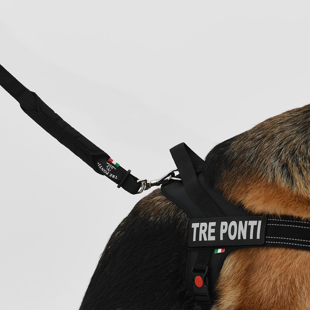 【トレポンティ Tre Ponti】ダブルセーフティーハンドル リーシュ 65cm