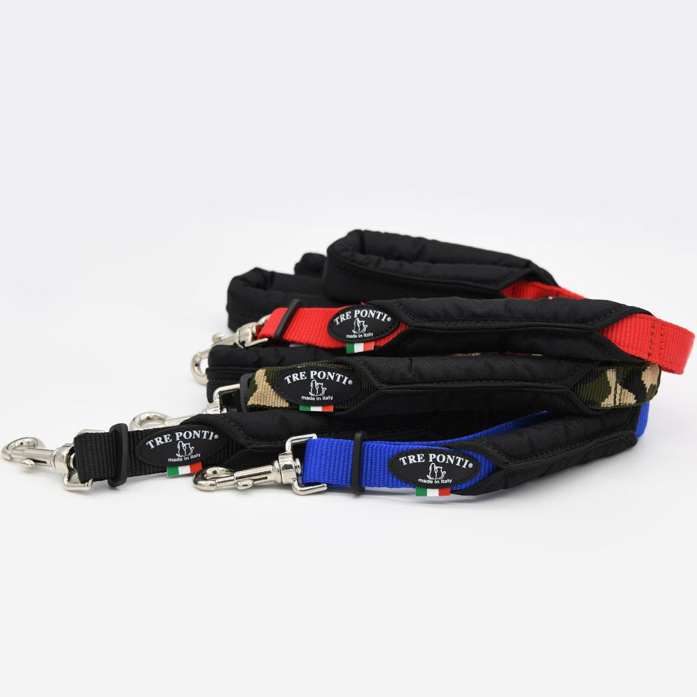 【トレポンティ Tre Ponti】ダブルセーフティーハンドル リーシュ 65cm