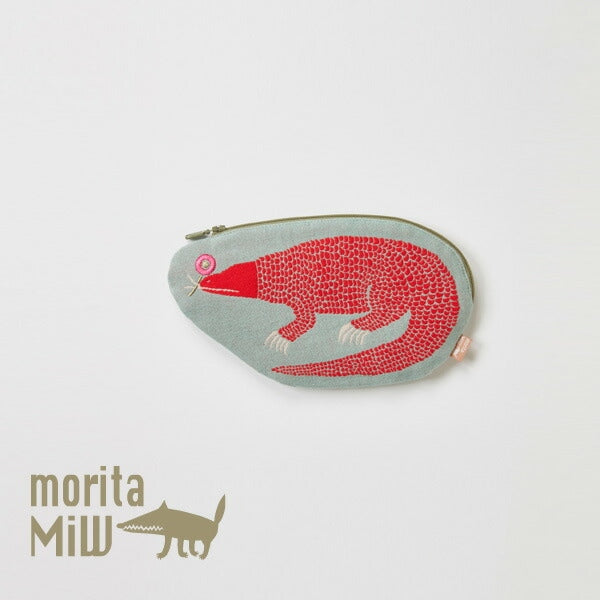 【moritaMiW】ポーチ アルマジロ・コモドドラゴン・カラス