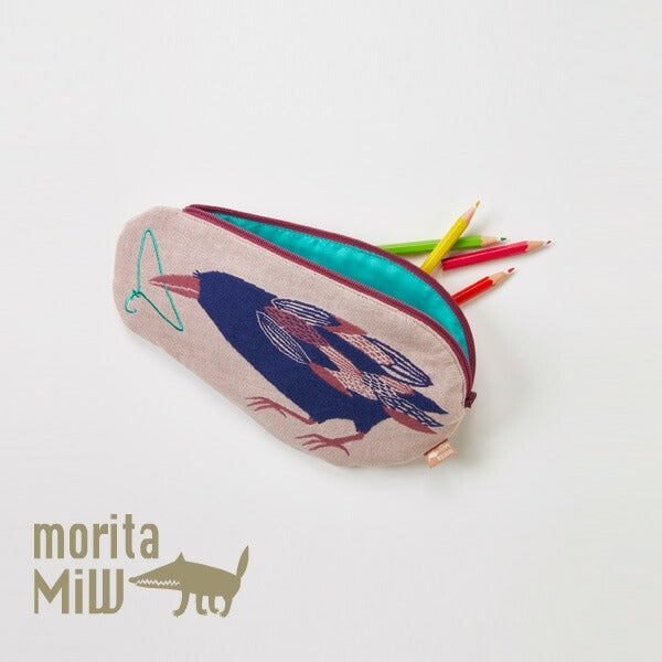 【moritaMiW】ポーチ アルマジロ・コモドドラゴン・カラス