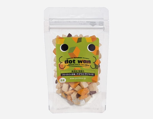 【dot wan ドットわん】ペット用 おやつ フリーズドライ 野菜(10g)
