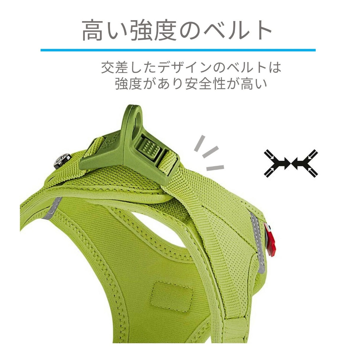 【Curli カーリー】ベストエアメッシュハーネス クラスプ 3XS 2XS XS Sサイズ