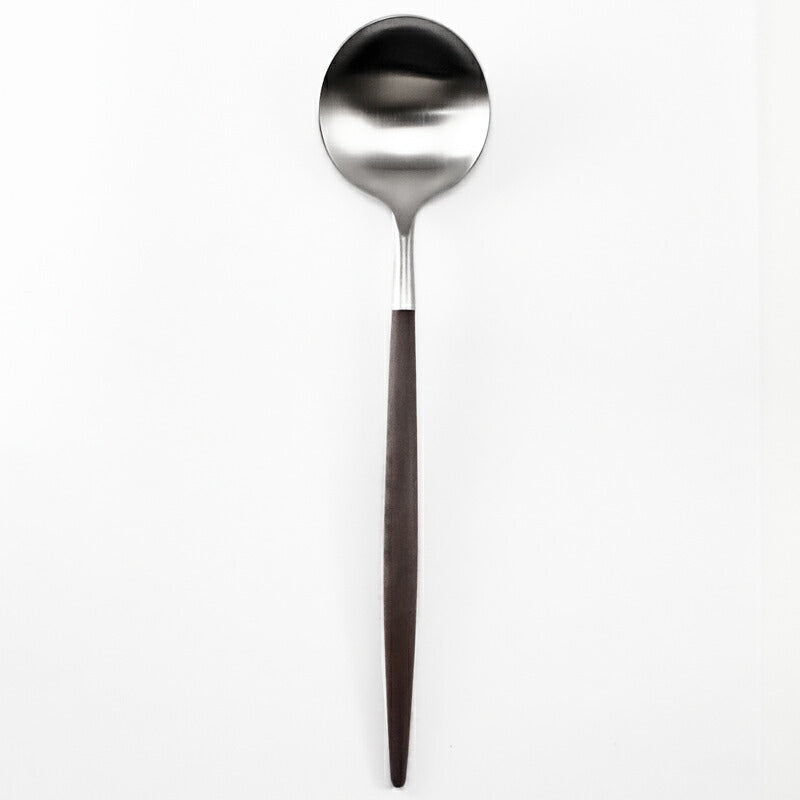 【Cutipol クチポール】GOA フォーク ナイフ スプーン 6本セット ブラウン シルバー