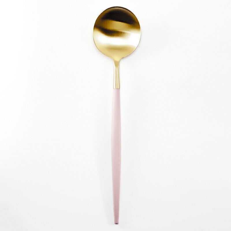 【Cutipol クチポール】GOA フォーク ナイフ スプーン 3本セット ピンク ゴールド