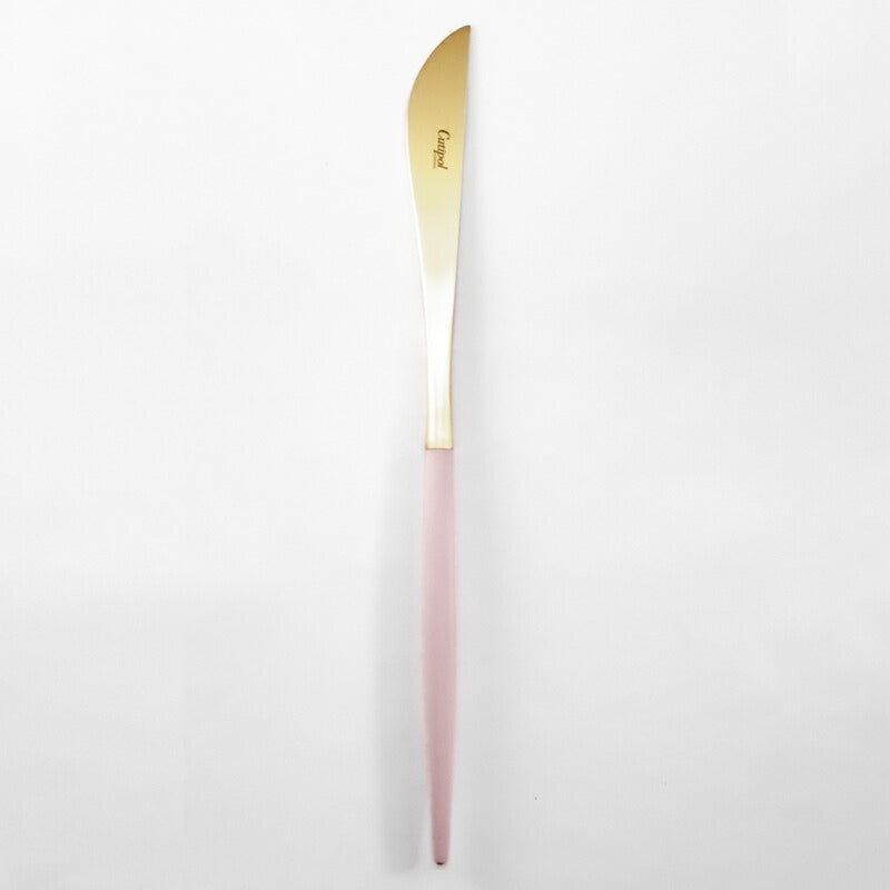 【Cutipol クチポール】GOA フォーク ナイフ スプーン 3本セット ピンク ゴールド