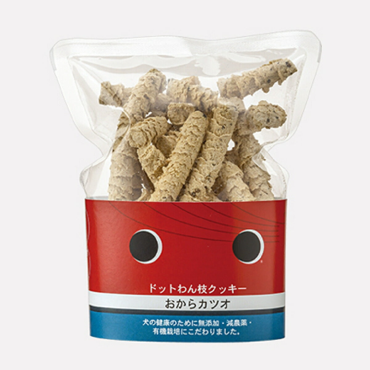 【dot wan ドットわん】ペット用 おやつ 枝クッキー おからカツオ