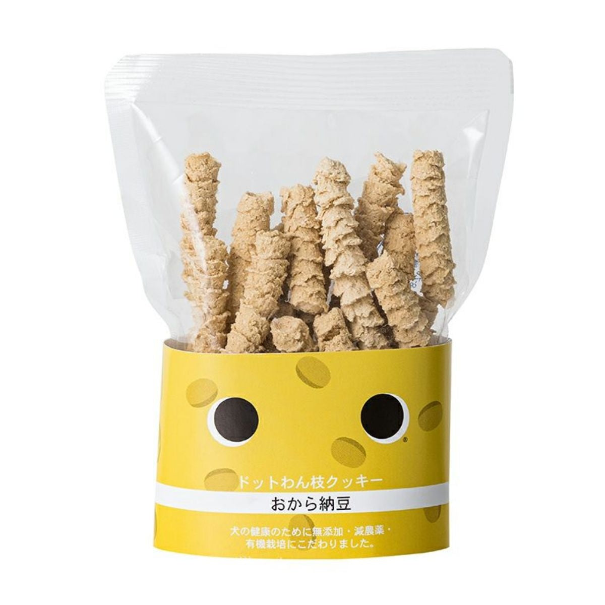 【dot wan ドットわん】ペット用 おやつ 枝クッキー おから納豆
