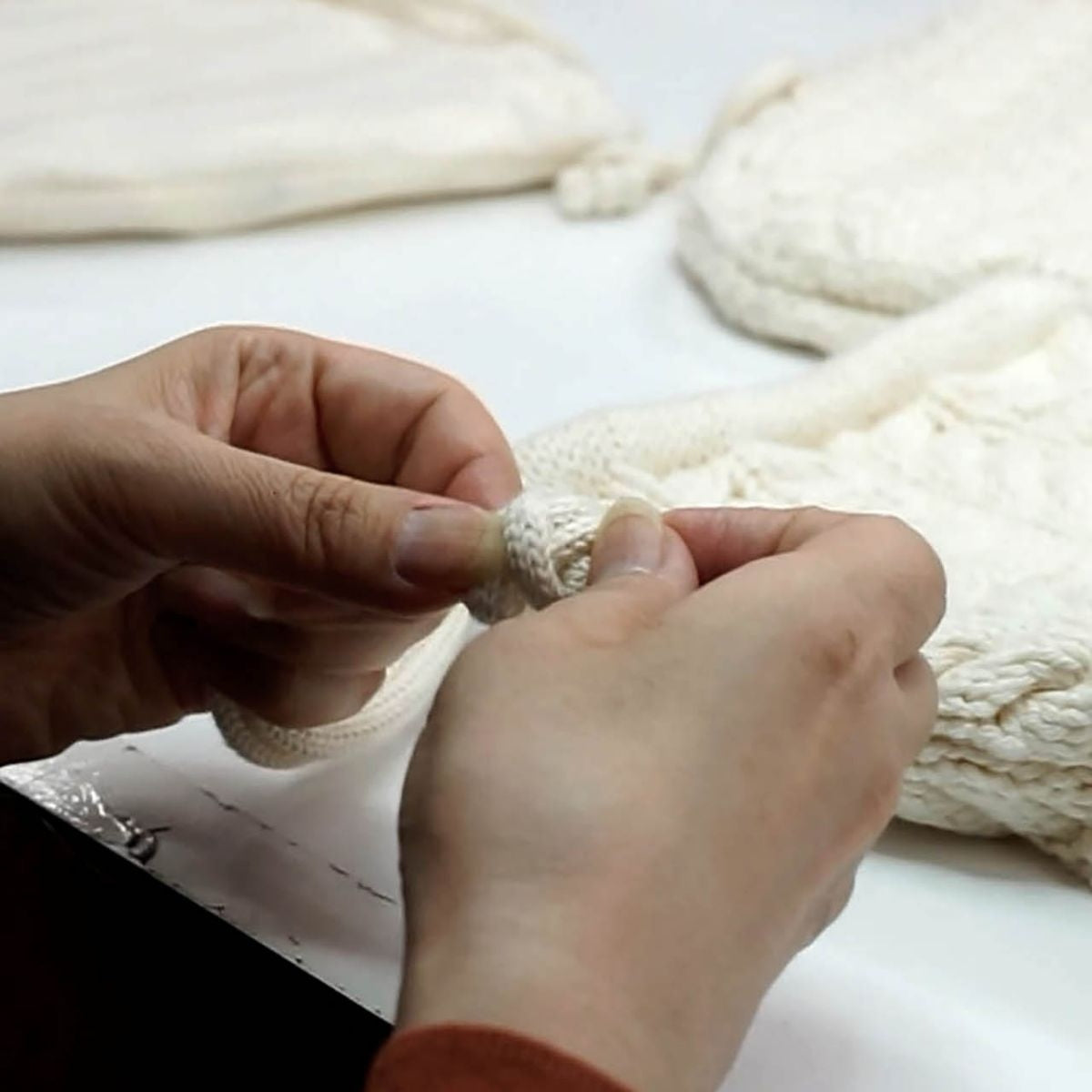 【FD STYLE エフディースタイル】湯たんぽ ステンレス グレー×コットン/ナチュラル