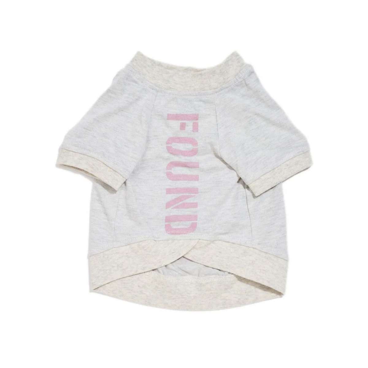 【FOUND MY ANIMAL ファウンドマイアニマル】ビックフルハートTシャツ HEATHER PINK + MAUVE ヘザーグレー+モーヴ XS S M L XL XXL サイズ