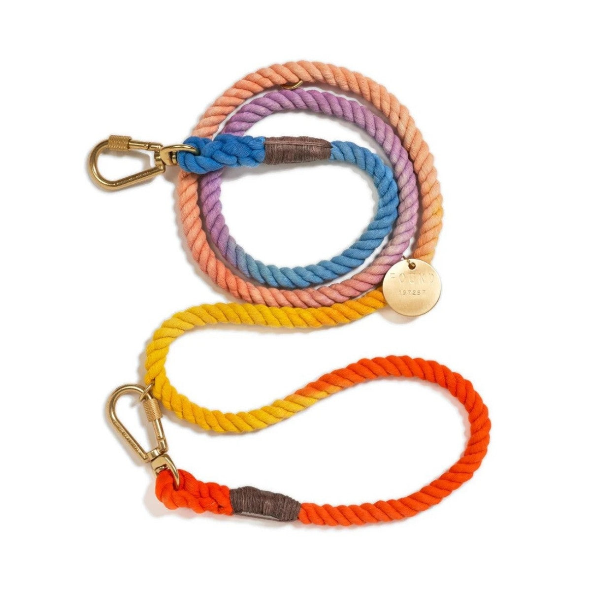 【FOUND MY ANIMAL ファウンドマイアニマル】アジャスタブル・リーシュ(リード)ソレイユ Mサイズ