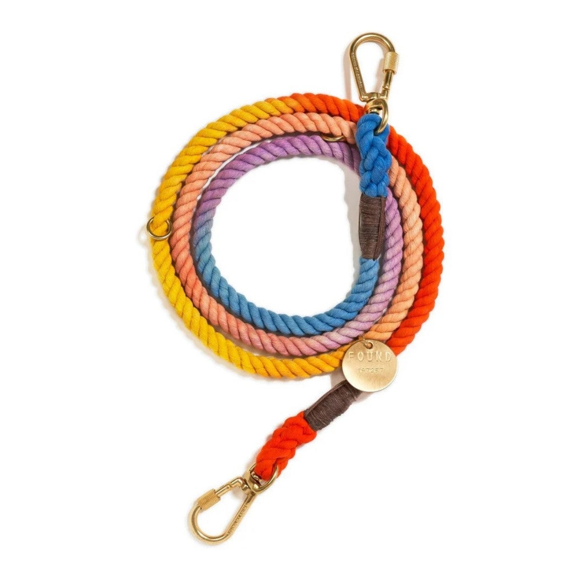 【FOUND MY ANIMAL ファウンドマイアニマル】アジャスタブル・リーシュ(リード)ソレイユ Mサイズ