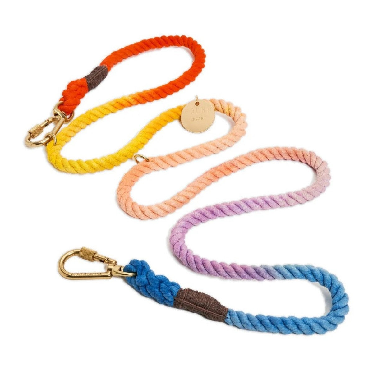 【FOUND MY ANIMAL ファウンドマイアニマル】アジャスタブル・リーシュ(リード)ソレイユ Mサイズ