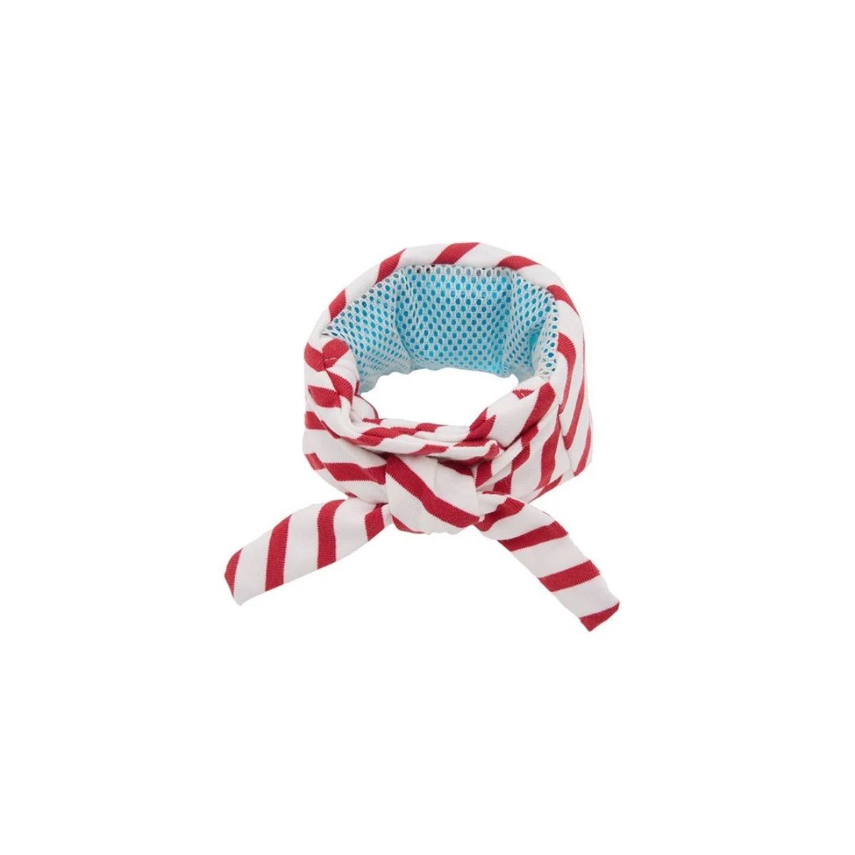 【free stitch フリーステッチ】マリンボーダーネッククーラー ブルー レッド Mサイズ