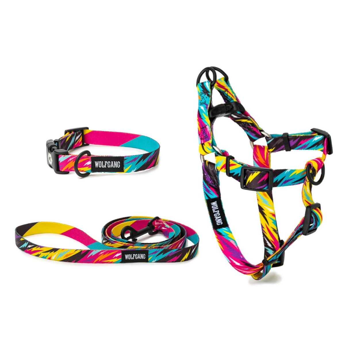 【WOLFGANG MAN & BEAST ウルフギャング マン&ビースト】首輪 FuzzyTails Colla(S M L size 首周り:20〜66cm)