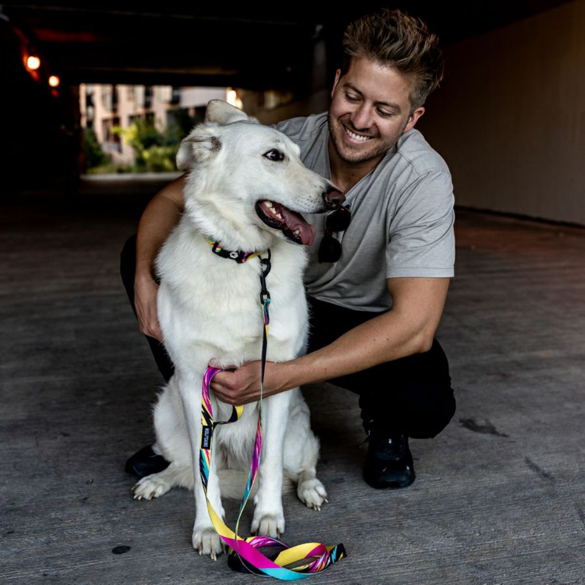 【WOLFGANG MAN & BEAST ウルフギャング マン&ビースト】リード FuzzyTails Leash(S M L size 全長:122cm 183cm)