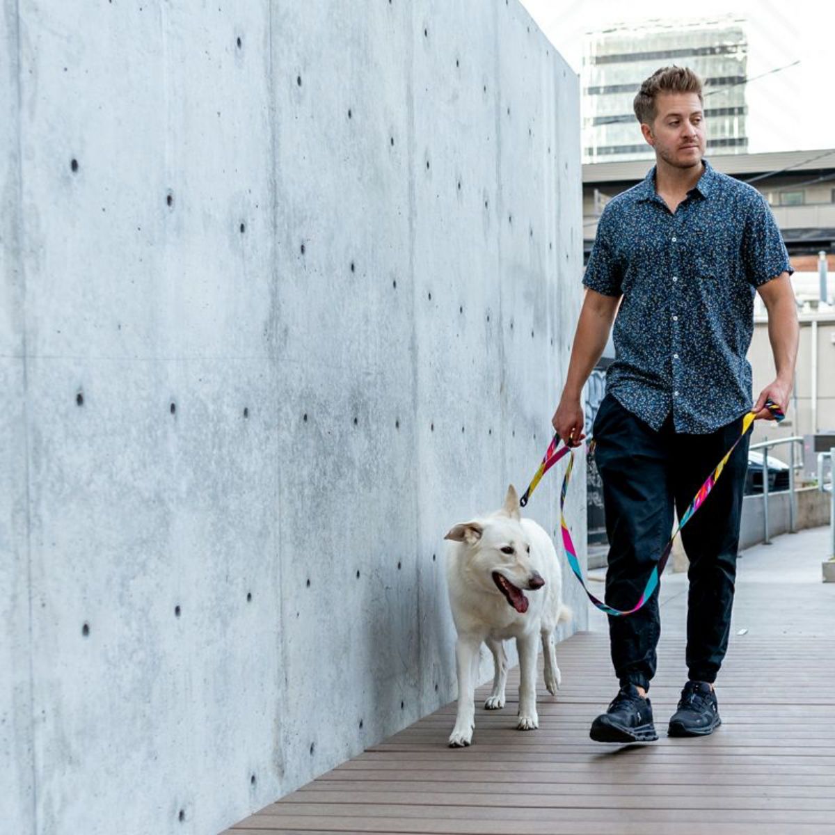 【WOLFGANG MAN & BEAST ウルフギャング マン&ビースト】リード FuzzyTails Leash(S M L size 全長:122cm 183cm)