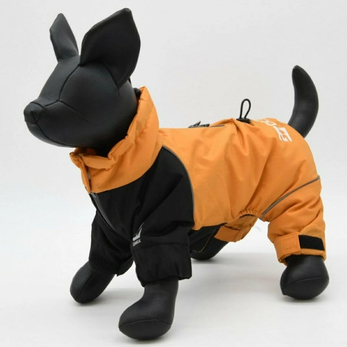 【GEWALK ジウォーク】2025年モデル ドリズル サーマル オーバーオール M Lサイズ 中型犬 撥水加工 ドッグウェア