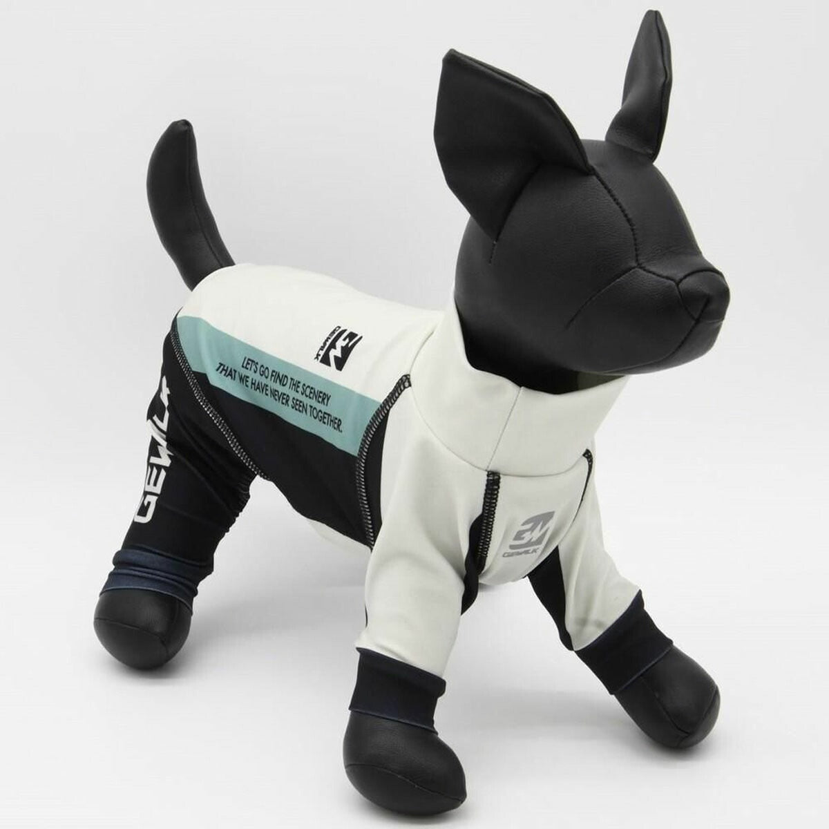 【GEWALK ジウォーク】【2025年モデル】トリコロール カラー プリント プロテクト ストレッチ ロンパース 5Lサイズ