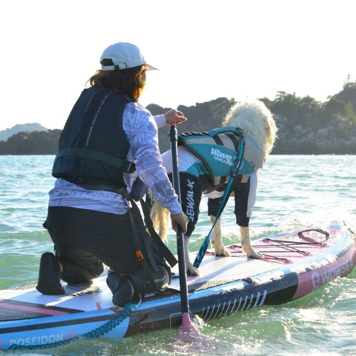 【GEWALK ジウォーク】【2025年モデル】トリコロール カラー プリント プロテクト ストレッチ ロンパース 2XLサイズ