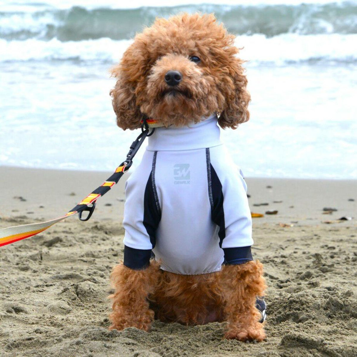 【GEWALK ジウォーク】【2025年モデル】トリコロール カラー プリント プロテクト ストレッチ ロンパース 3Mサイズ 取り寄せ品