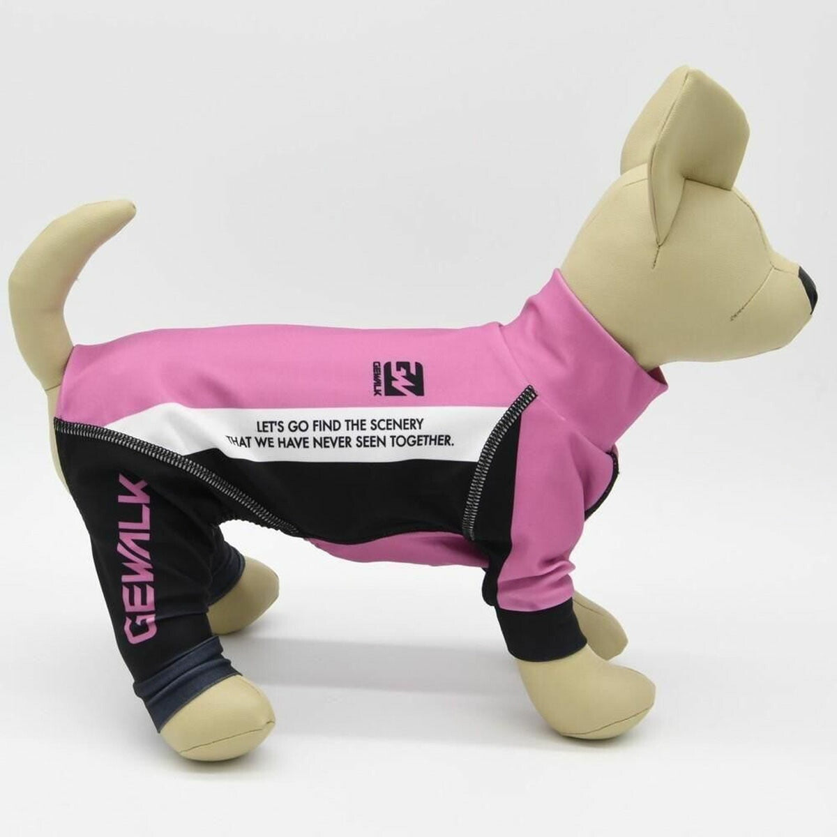 【GEWALK ジウォーク】【2025年モデル】トリコロール カラー プリント プロテクト ストレッチ ロンパース 5Lサイズ