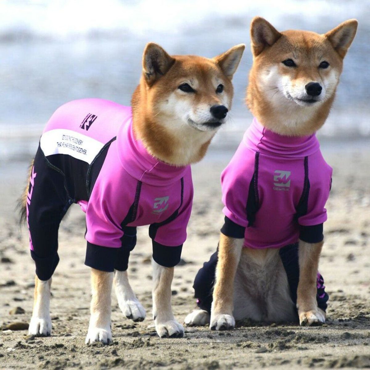 【GEWALK ジウォーク】【2025年モデル】トリコロール カラー プリント プロテクト ストレッチ ロンパース Lサイズ