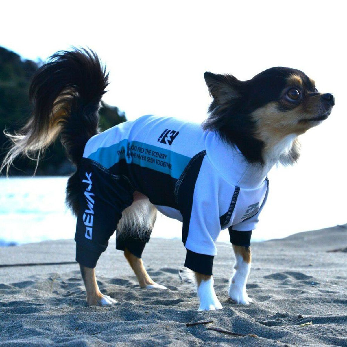 【GEWALK ジウォーク】【2025年モデル】トリコロール カラー プリント プロテクト ストレッチ ロンパース XS,Sサイズ 取り寄せ品