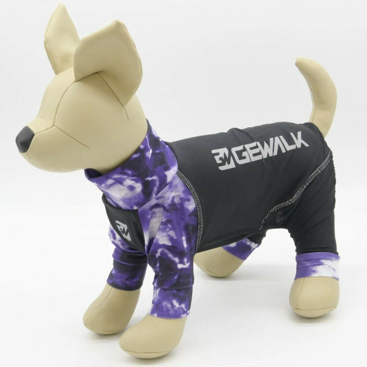 【GEWALK ジウォーク】タイダイプリント マイナス フリージング ロンパース 2XLサイズ グリーン・パープル