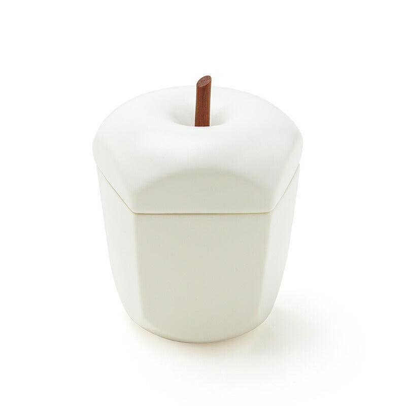 【ttyokzk ceramic design タツヤオカザキ セラミック デザイン】リンゴの形のシュガーポット - ポム
