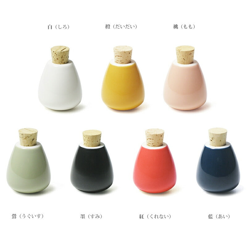 【ttyokzk ceramic design タツヤオカザキ セラミック デザイン】スパイスケース(調味料入れ) - スウィング(木さじバージョン)