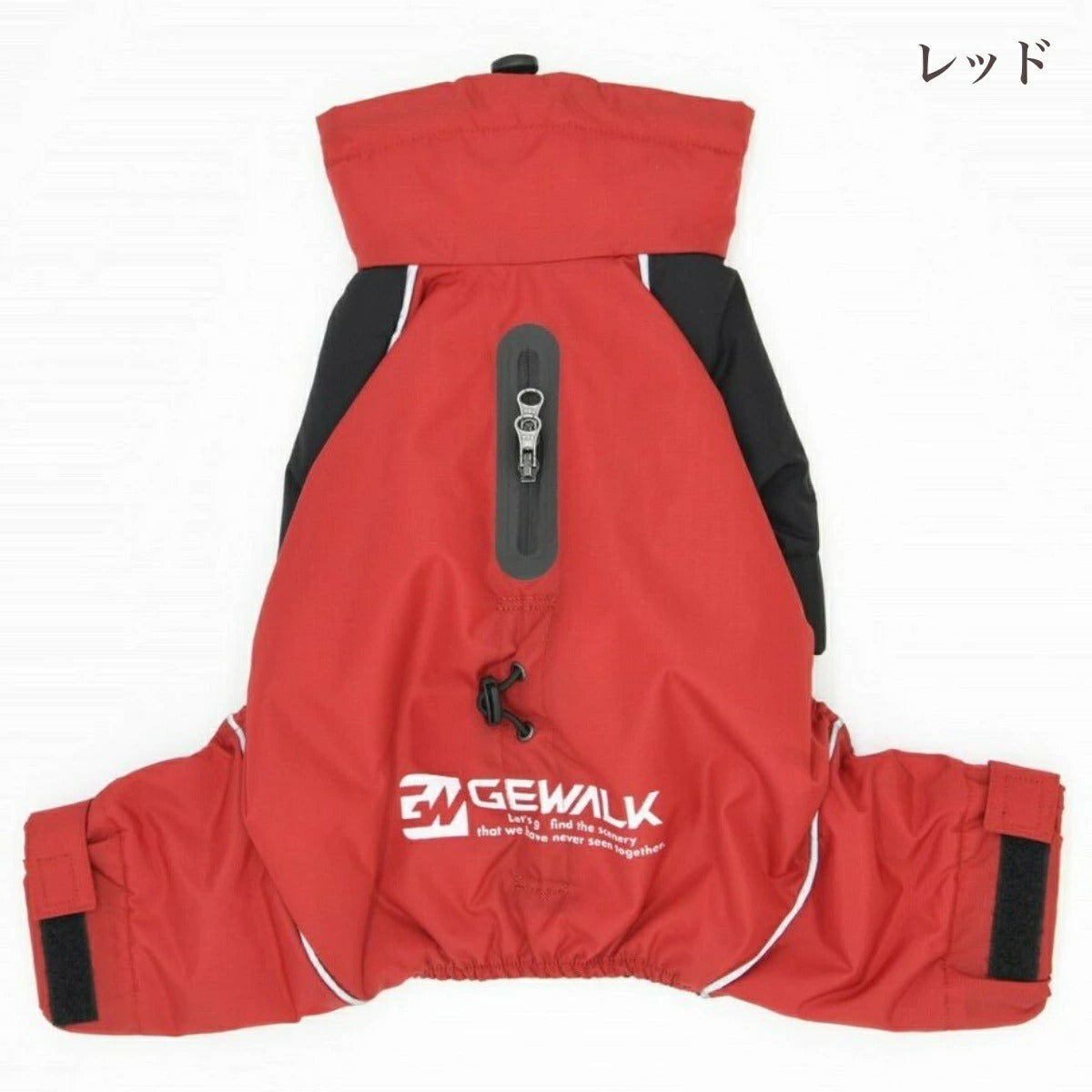 【GEWALK ジウォーク】2025年モデル ドリズル サーマル オーバーオール M Lサイズ 中型犬 撥水加工 ドッグウェア