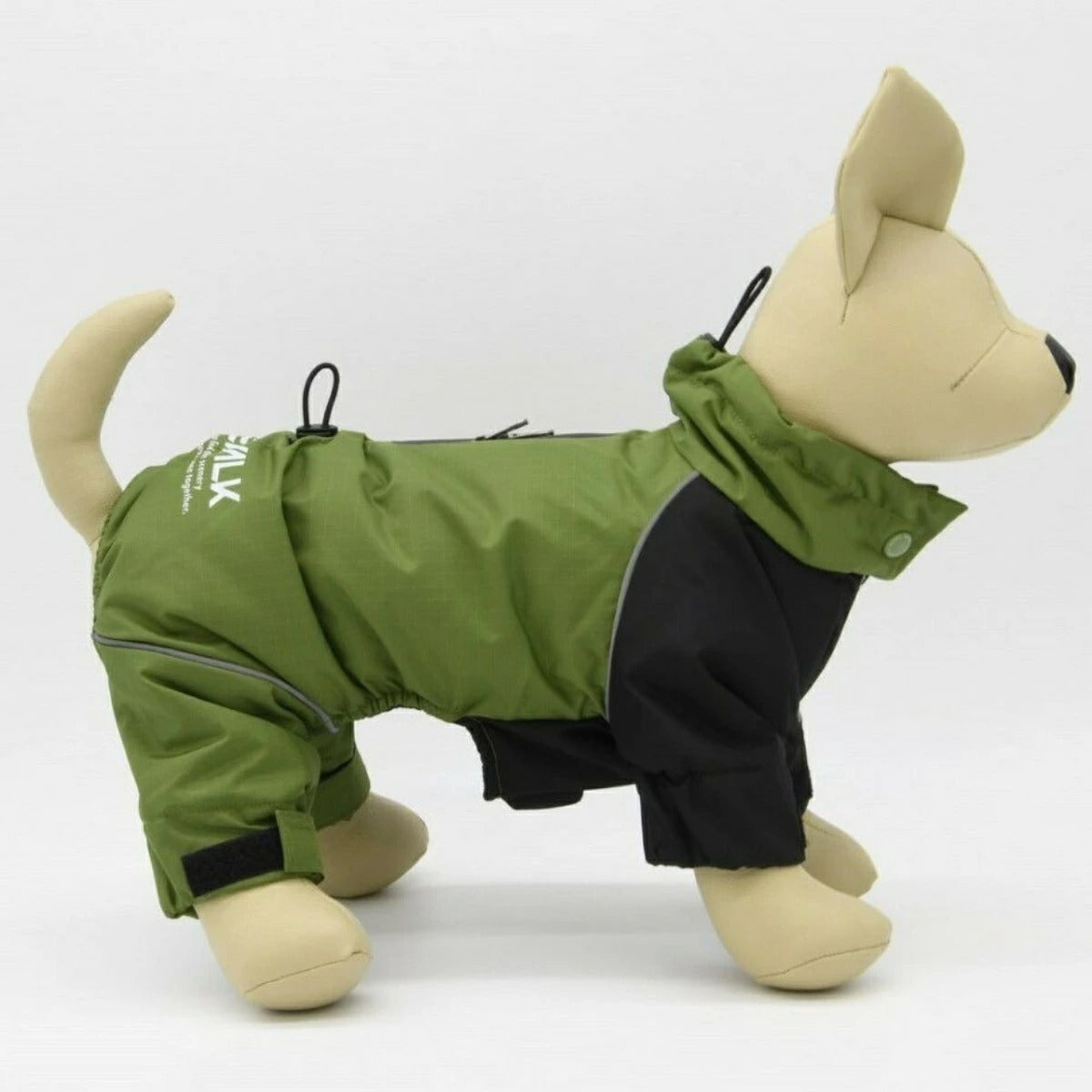 【GEWALK ジウォーク】2025年モデル ドリズル サーマル オーバーオール M Lサイズ 中型犬 撥水加工 ドッグウェア
