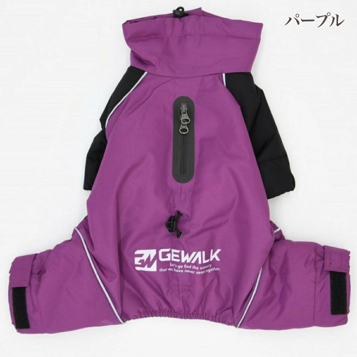 【GEWALK ジウォーク】2025年モデル ドリズル サーマル オーバーオール M Lサイズ 中型犬 撥水加工 ドッグウェア