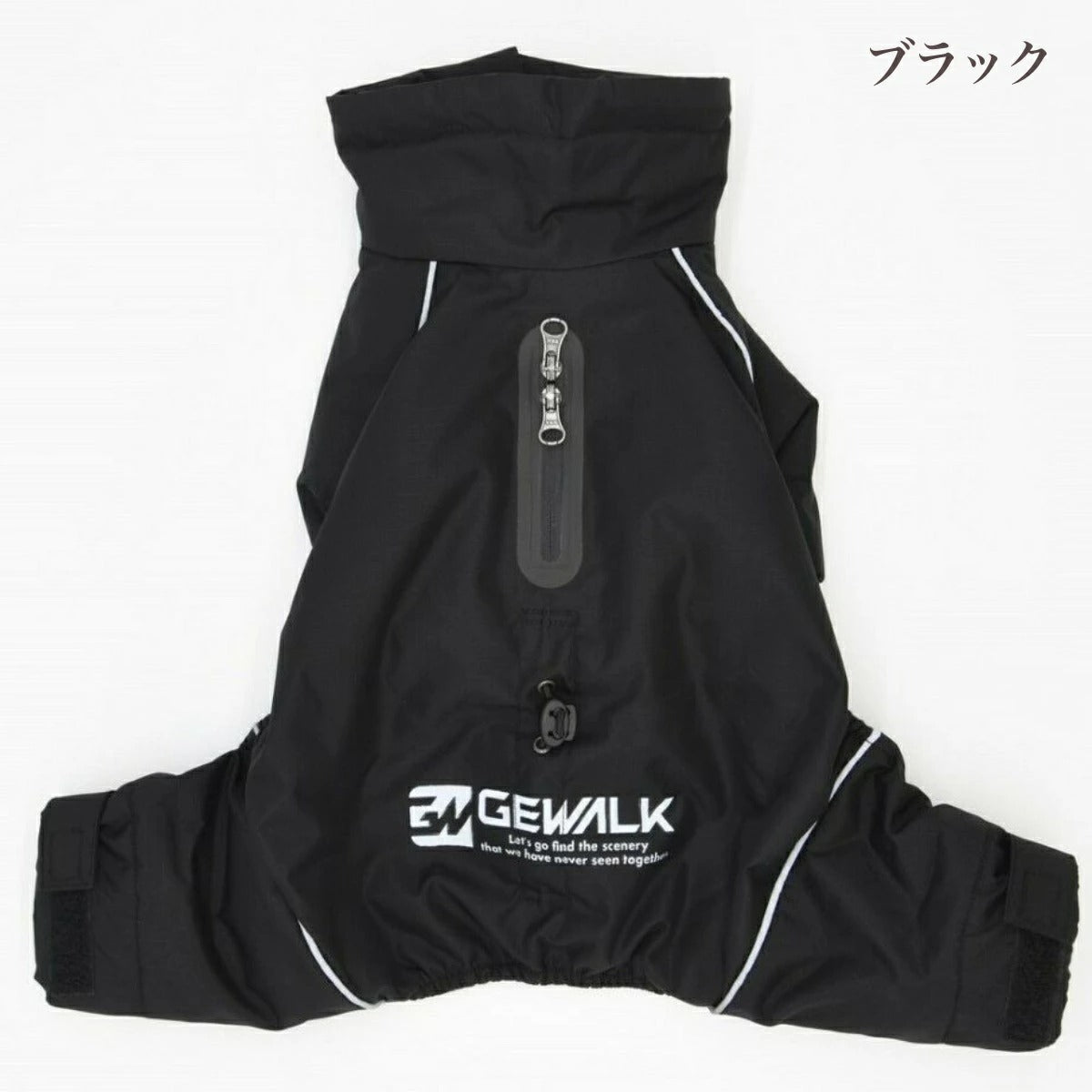 【GEWALK ジウォーク】2025年モデル ドリズル サーマル オーバーオール M Lサイズ 中型犬 撥水加工 ドッグウェア