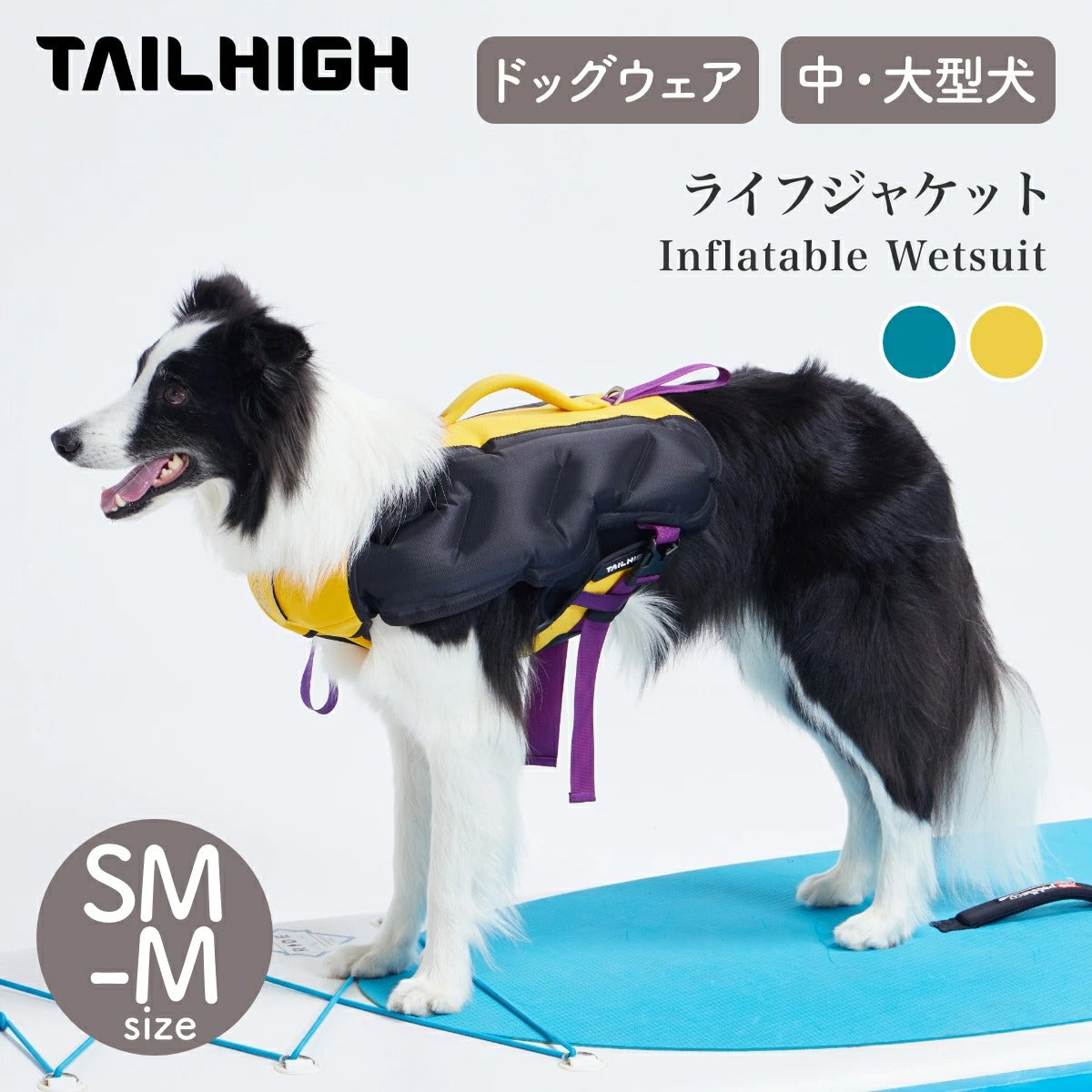 【TAILHIGH テールハイ】ライフジャケット Inflatable Wetsuit SM,Mサイズ