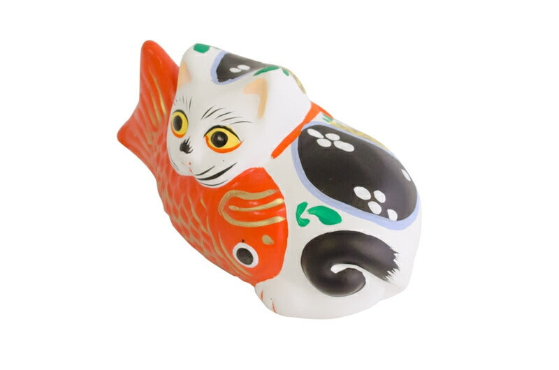 【つつみのおひなっこや】 堤人形 鯛猫(小)