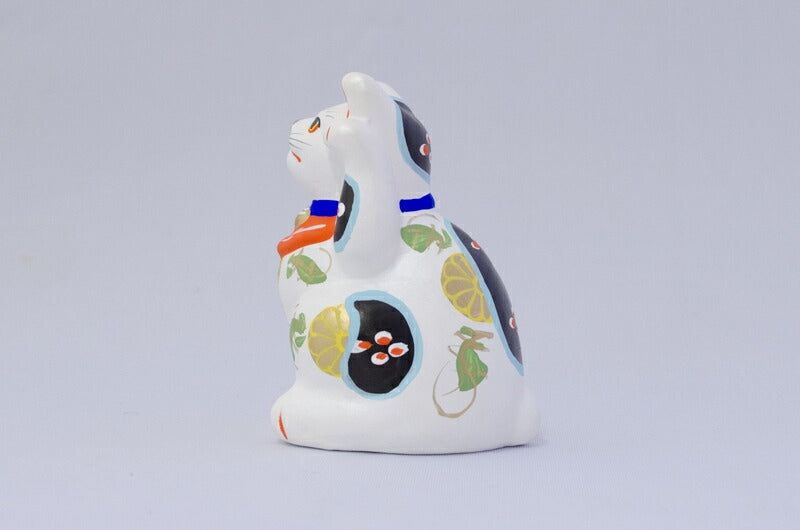 【つつみのおひなっこや】 堤人形 招き白猫(中)