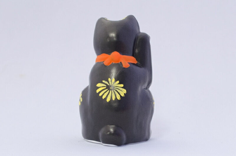 【つつみのおひなっこや】 堤人形 招き黒猫(小)