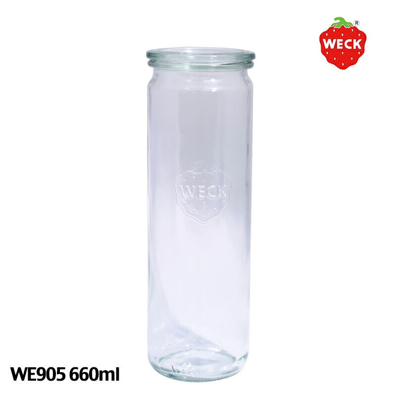 【WECK ウェック】ストレート WE905 キャニスター 600ml Sサイズ