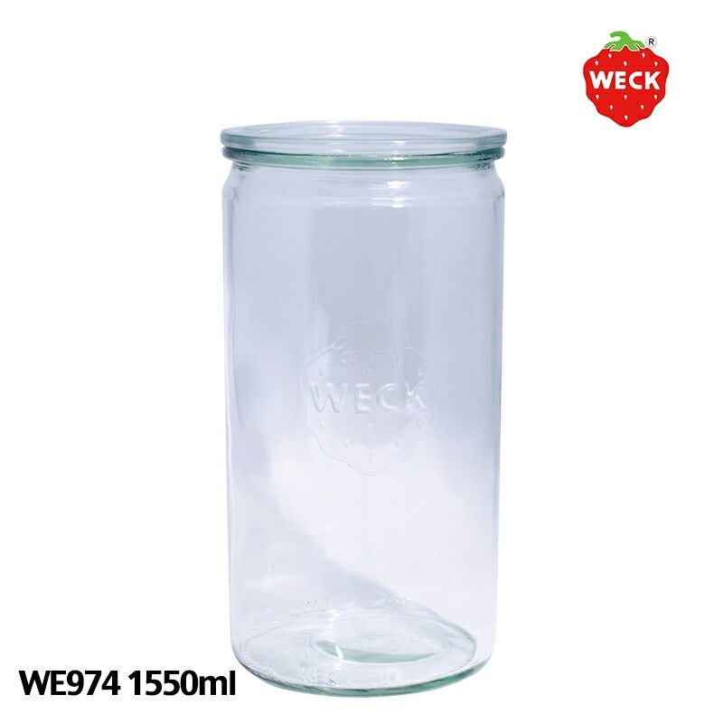【WECK ウェック】ストレート WE974 キャニスター 1550ml Lサイズ