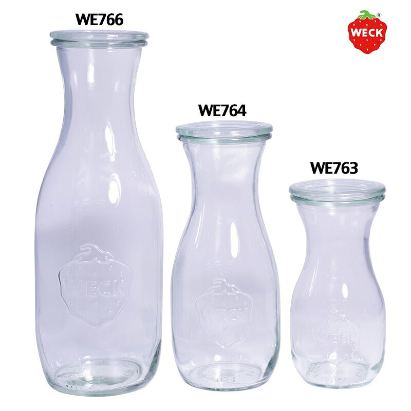 【WECK ウェック】ジュースジャーWE766 キャニスター 1.0L Sサイズ