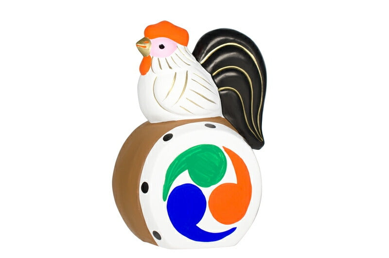 【つつみのおひなっこや】 干支 酉 鶏 とり 太鼓(大) 堤人形