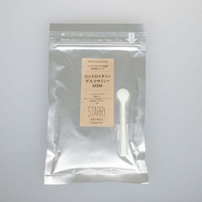 【STARRY ANIMAL】ペット用 サプリ コンドロイチン + グルコサミン + MSM 100g
