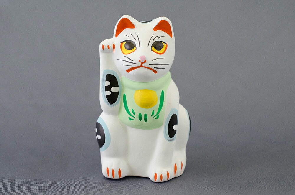 つつみのおひなっこや】 堤人形 鈴付き招き猫