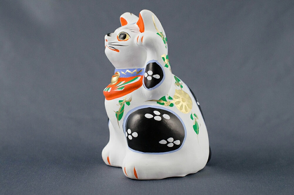 【つつみのおひなっこや】 堤人形 招き猫 左