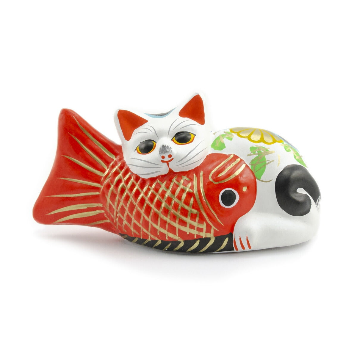 【つつみのおひなっこや】 堤人形 鯛猫(大)