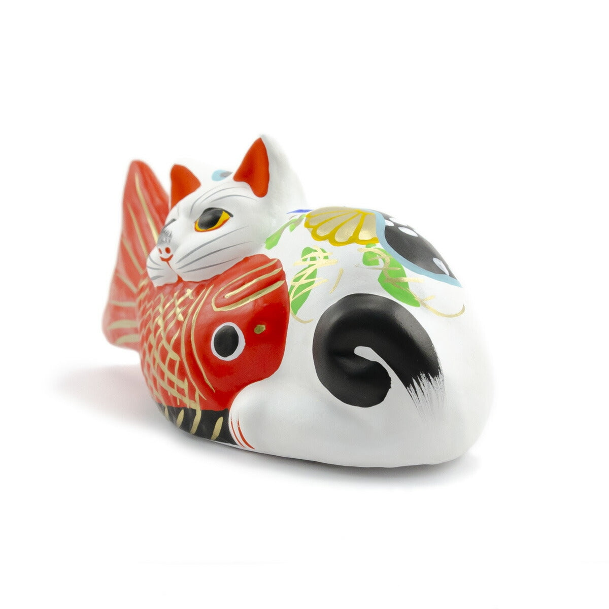 【つつみのおひなっこや】 堤人形 鯛猫(大)