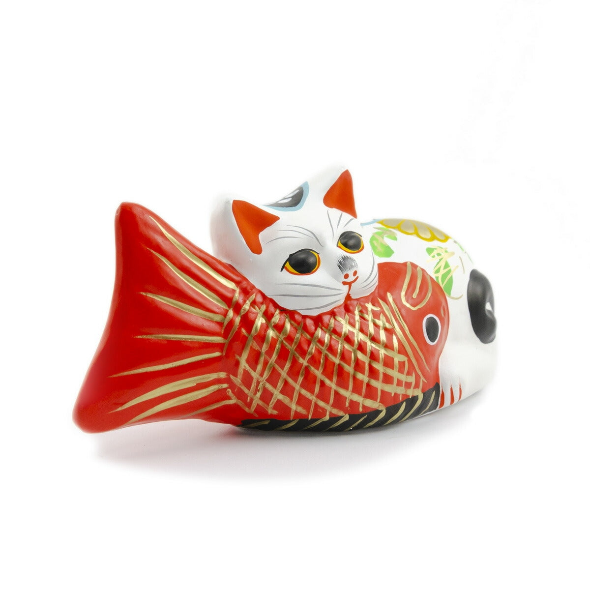 【つつみのおひなっこや】 堤人形 鯛猫(大)