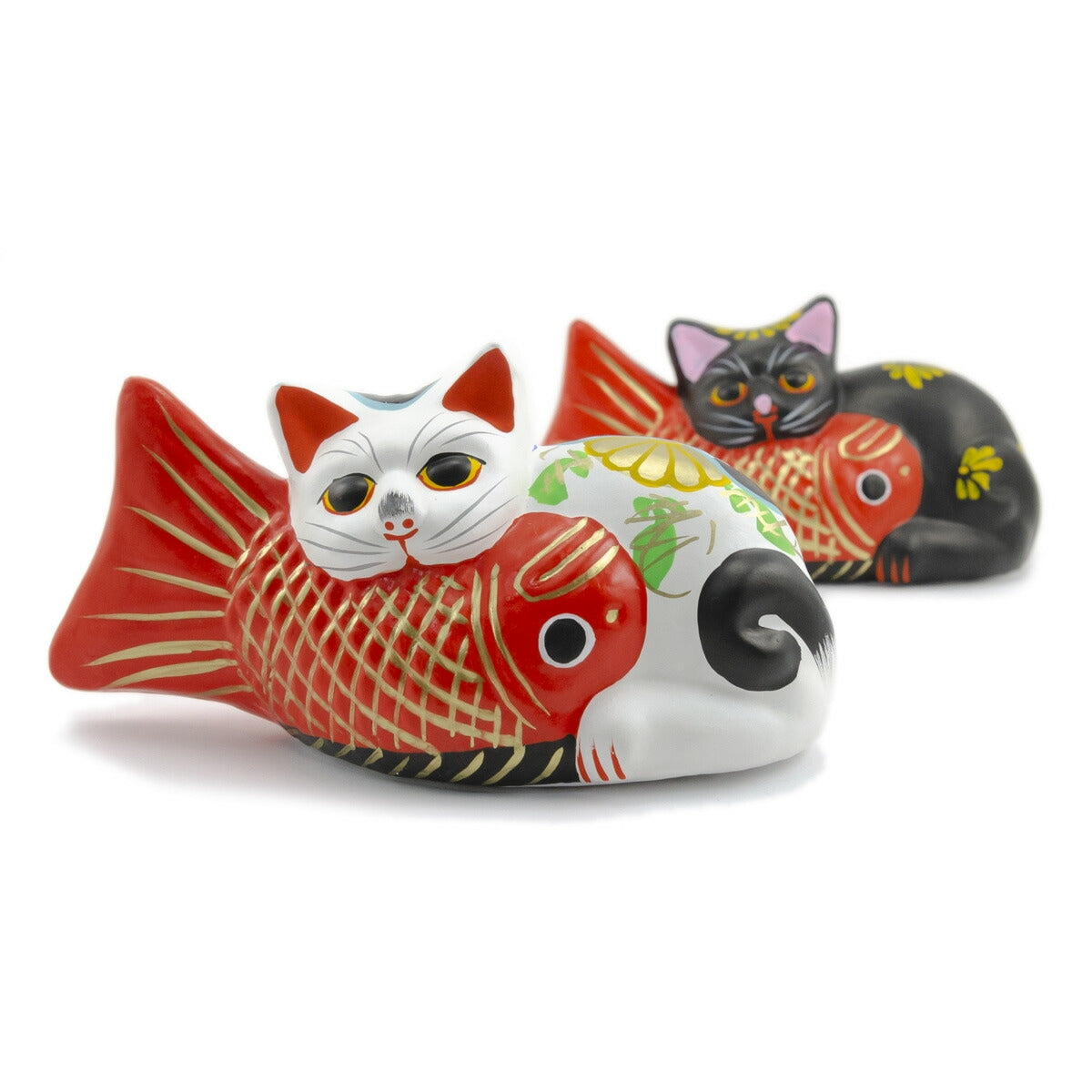 【つつみのおひなっこや】 堤人形 鯛猫(大)